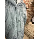 puffer coat hood gray knit cuffs 1980s Size undefined Photo 4