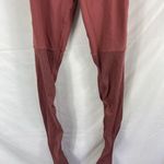 Alo Yoga  Mixed Fabric Pink Full Length High Rise Legging Size Small Photo 1