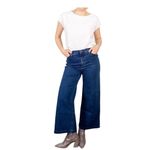 Iris Denim Edge of Seventeen High Rise Dark Blue Wide Flare Jeans Size 25 Photo 1