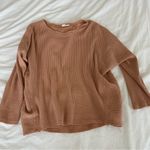 Miss Love Peach waffle knit long sleeve Photo 1