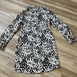 The Limited  Ashton Animal print Shirt Dress Black & White Size S Business casual Photo 8