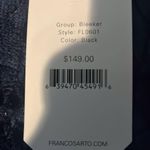 Franco Sarto  black leather bag. Red interior. Used with small minimal tears. Photo 8