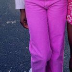 H&M  corduroy Jeans Pink Photo 3