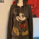 Disney  Parks Mickey Mouse Zip Up Hoodie Size S Small Top Photo 0