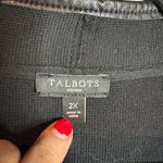 Talbots  black knit open sweater blazer Photo 2