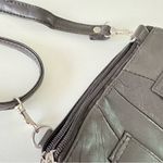 Embassy Genuine Soft Leather Crossbody Purse Fanny Pack Hips Bag Dark Brown 7” Black Photo 4