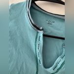 Urban Outfitters Out From Under Blue Ribbed Go For Gold Seamless Long Sleeve Top Photo 2