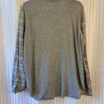 Lou & grey  Gray Stripe Blouse Photo 3