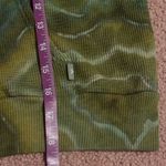 TNA Small Tie Dye Hoodie Thermal Waffle Knit Ice Dye Geo Stretch Stretchy Hippie Green Photo 5