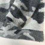 Weekending Sherpa Pullover Womens Small Black Gray 1/2 Zip Warm Long Sleeve Photo 3