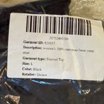 NWT QUINCE Women's Black Button Photo 5