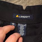 Liz Sport Elegant Black Wide Leg Linen Pants / DG4 Photo 2