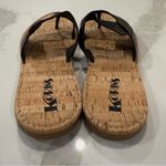 Korks NWOT Nyla Flat SlipOn Sandals Womens 9M Black Comfort Summer Chic Vacation Size 9 Photo 1