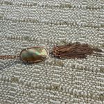 Kendra Scott  Rayne Rose Gold Tassel Drop Long Necklace Photo 4