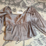 Abercrombie & Fitch Abercrombie satin top small never worn with tags Photo 0
