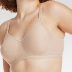 Hanes Women's Xtemp Foam Wirefree Bra G507, XL, Beige Photo 0