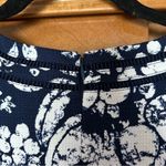 Talbots  Blue & White Mixed Fruit Textured Shift Mini Dress Size 8 Photo 9