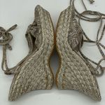 Stuart Weitzman Wishful Espadrilles Wedge Sandal - Tan Nairobi Patch - 6M Photo 10