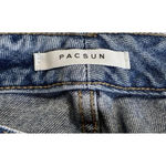 PacSun ‎ Size 25 Mom Jeans Button Fly Distressed Mid Rise Stone Wash Denim Boho Photo 6