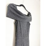 Lulus  Always Styling Charcoal Grey Off-the-Shoulder Ribbed Jumpsuit Size Small Photo 7