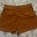 Wonderly Plus Size 22W Brown High Waisted Sailor Shorts Textured Tencel Cotton Photo 0