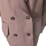 Missguided  Double Breasted Mauve Pink Pea Coat Size 6 Photo 1