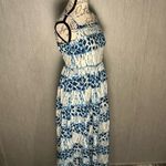 Apiece Apart  Strapless Dress in Blue and White Size XS Photo 3
