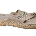 Bare Traps Karma Beaded Flip Flops in Light Khaki Size 7 Tan Boho Sandals Photo 0