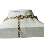 Gorgeous Gold Rhinestone Crystal Cluster Bee Statement Padgent Wedding Necklace Photo 7