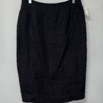 Larry Levine Black Pencil Skirt Size 8 Zipper Closure Career NWT Photo 0