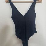 ZARA 🎀  One Piece Bodysuit in Black Stretch Bodysuit SIZE S Small Photo 2