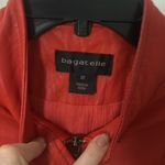 Bagatelle  Vibrant orange/Red Leather Jacket size 12 Photo 1