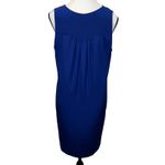 Amanda Uprichard Amanda Uprichared Michaela Lace Up Silk Shift Dress Deep Royal Blue Size S Photo 5