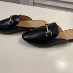 New Black Loafers with Gold Accent Size European size 39 Photo 2