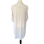 Cloth & Stone Women's Beige Shirt Dress M Knee Length 3/4 Sleeve Tan Size M Photo 1