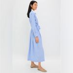 Tuckernuck Cornflower Blue
Stripe Tie Front Collared long sleeve Dress NEW Blue Size XL Photo 4