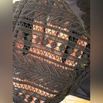 Amur  Navy Pleated Lace Pippa Dress Size 4 Photo 8