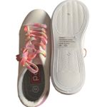 Black Poppy Pop Women's Breezy Lace Up White Multi-Color Low-Top Fashion Sneakers Size 6e Photo 4