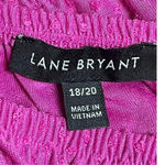 Lane Bryant  SQAURE NECK KNIT PEPLUM TOP PINK PURPLE ORCHID‎ WOMEN PLUS SIZE 2X Photo 7