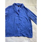 Banana Republic  Royal Blue Button-Down Blouse –  Small Photo 2