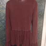 Altar'd State Altar’d state burgundy Layered Look sweater Photo 1