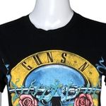 Bravado Guns & Roses T Shirt Womens Small Black Graphic Tee Hard Rock Metal Photo 4