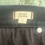 Madewell  Women’s Size 32 Stovepipe Jeans Black Rinse Wash EUC Mint Clean No Wear Photo 6
