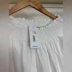 NWT Harshman Women's Daphne Ruffled Shift Minidress White Large Photo 1