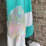 Pink Owl Apparel Color Block Top Sequins Retro Photo 5