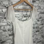 EUC Vine Tree Women’s Ruched Elegant White Mini Dress Size Medium (RN 165440) Photo 7