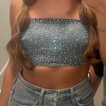 These Three Boutique Rhinestone crop top Photo 3