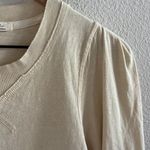 Free People  We the Free Clover Top Oatmeal 100% Cotton Neutral Boho Small Photo 4