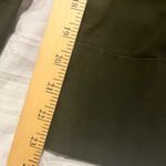 Who What Wear green cropped pleated wide leg pants size 10 Photo 3
