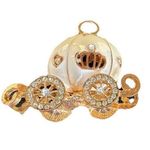 Disney Cinderella Coach Metal Pendant 2” VGUC Photo 0